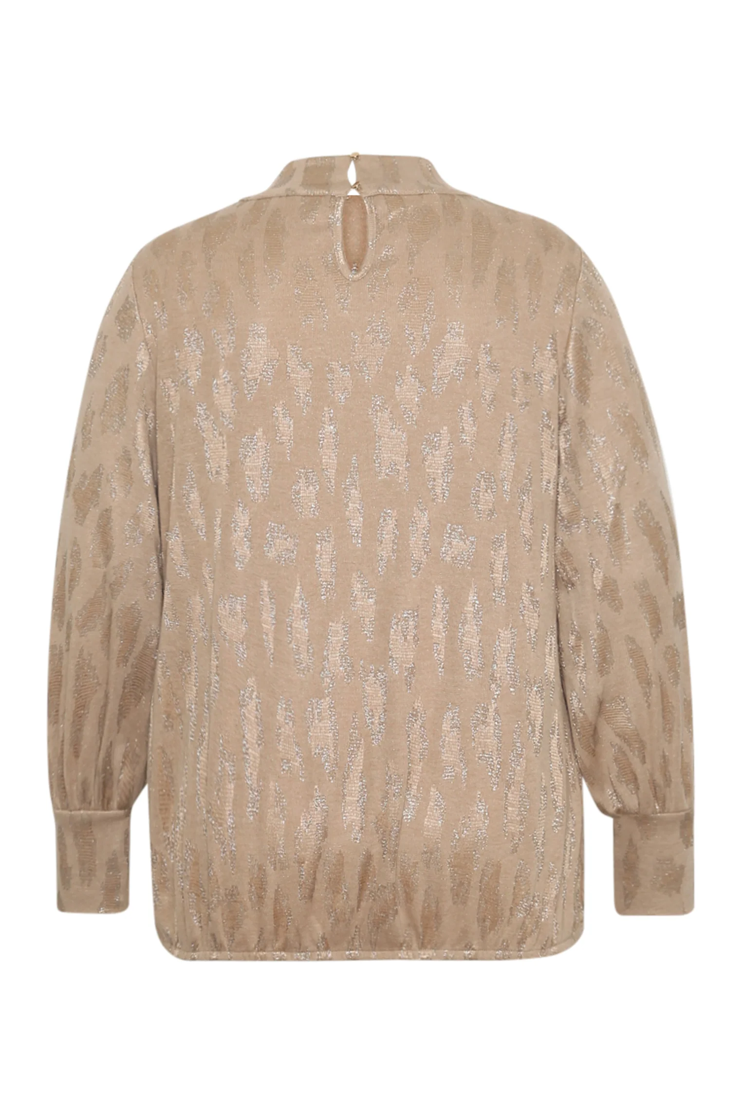 T-shirt met dierenprint en lurex - Image 9