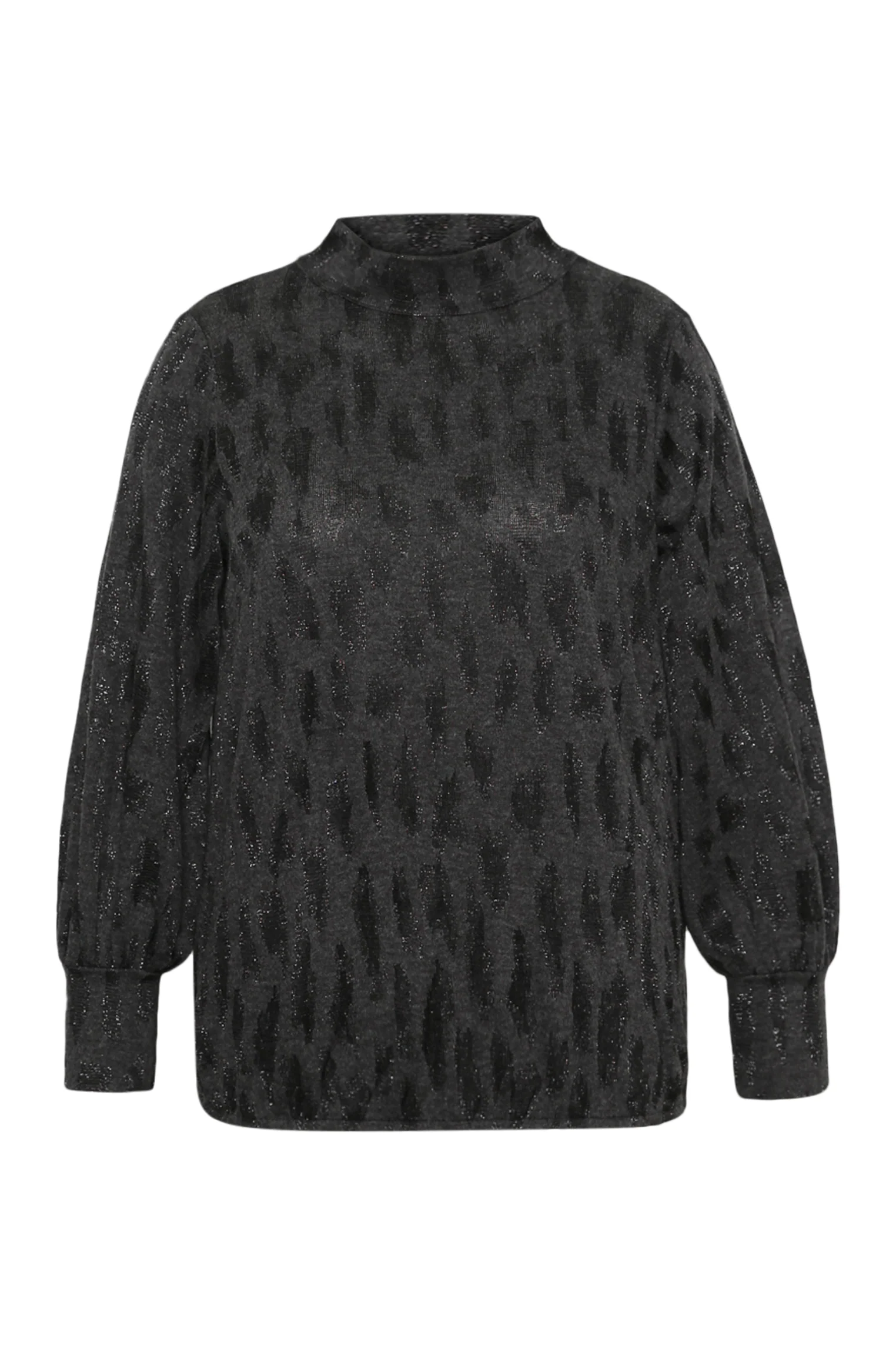 T-shirt met dierenprint en lurex - Image 10
