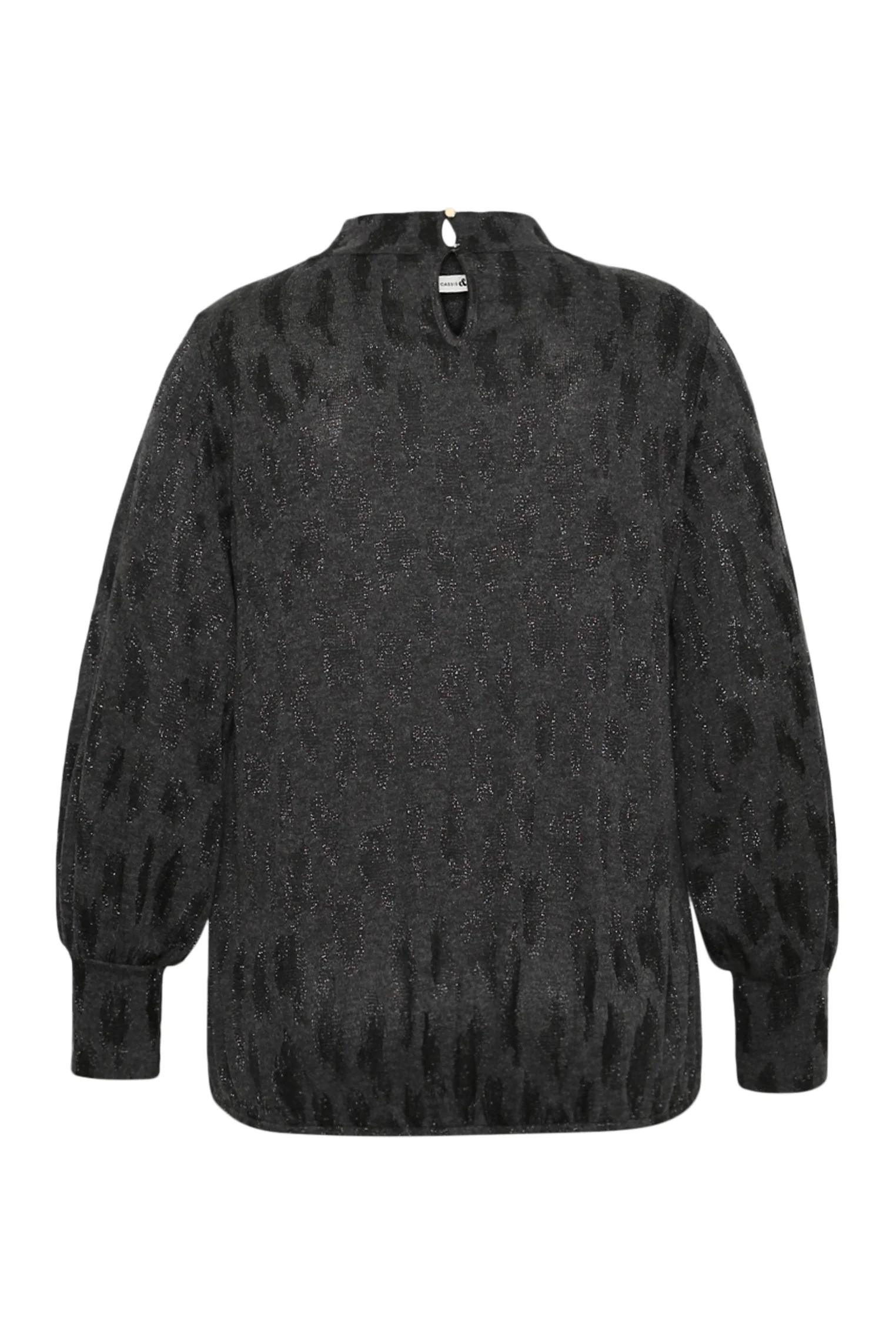 T-shirt met dierenprint en lurex - Image 11