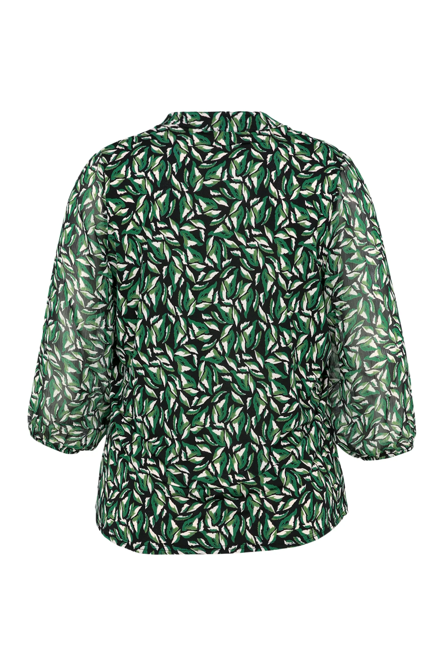 T-shirt met bladerenprint - Image 11