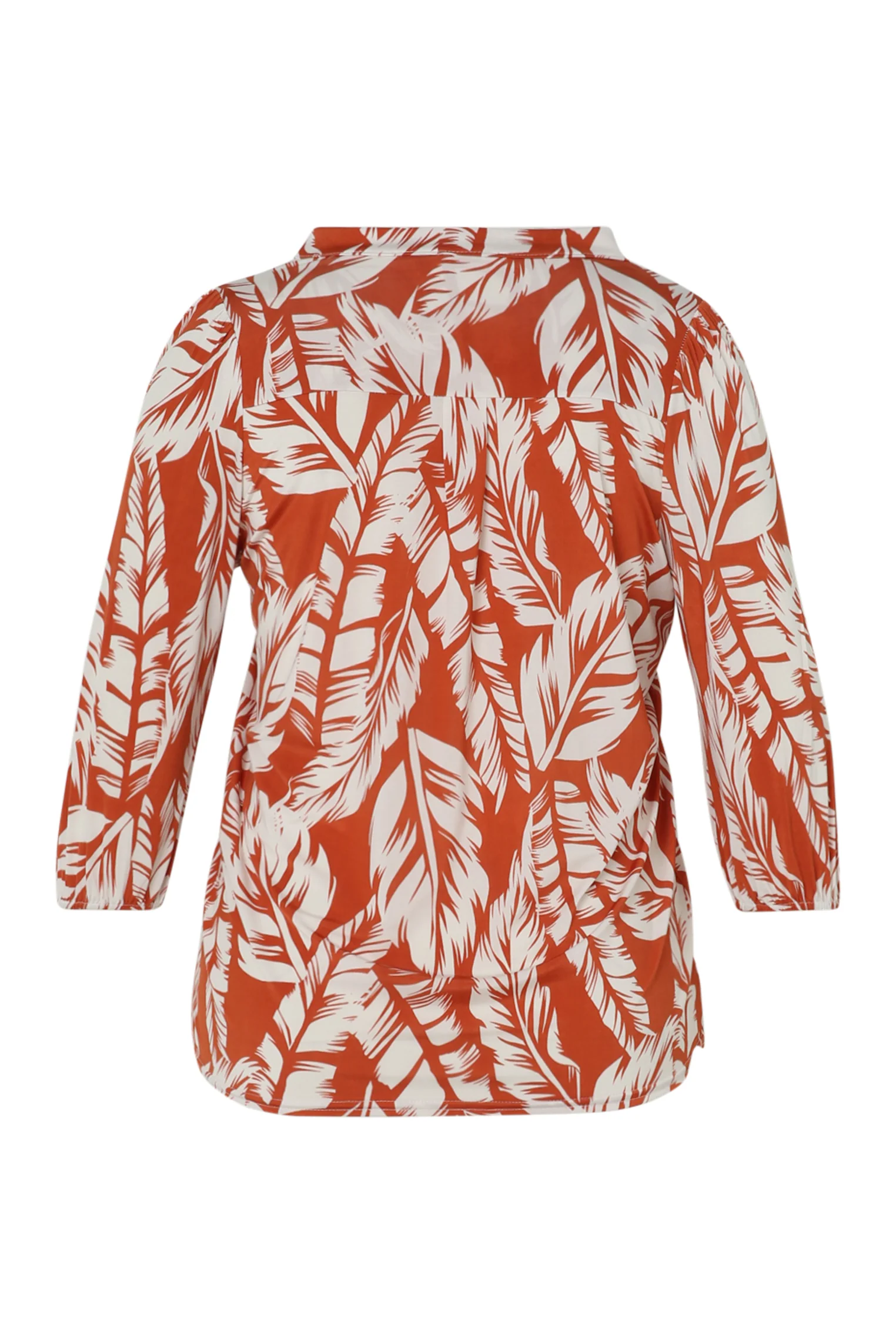 T-shirt met bladprint - Image 22