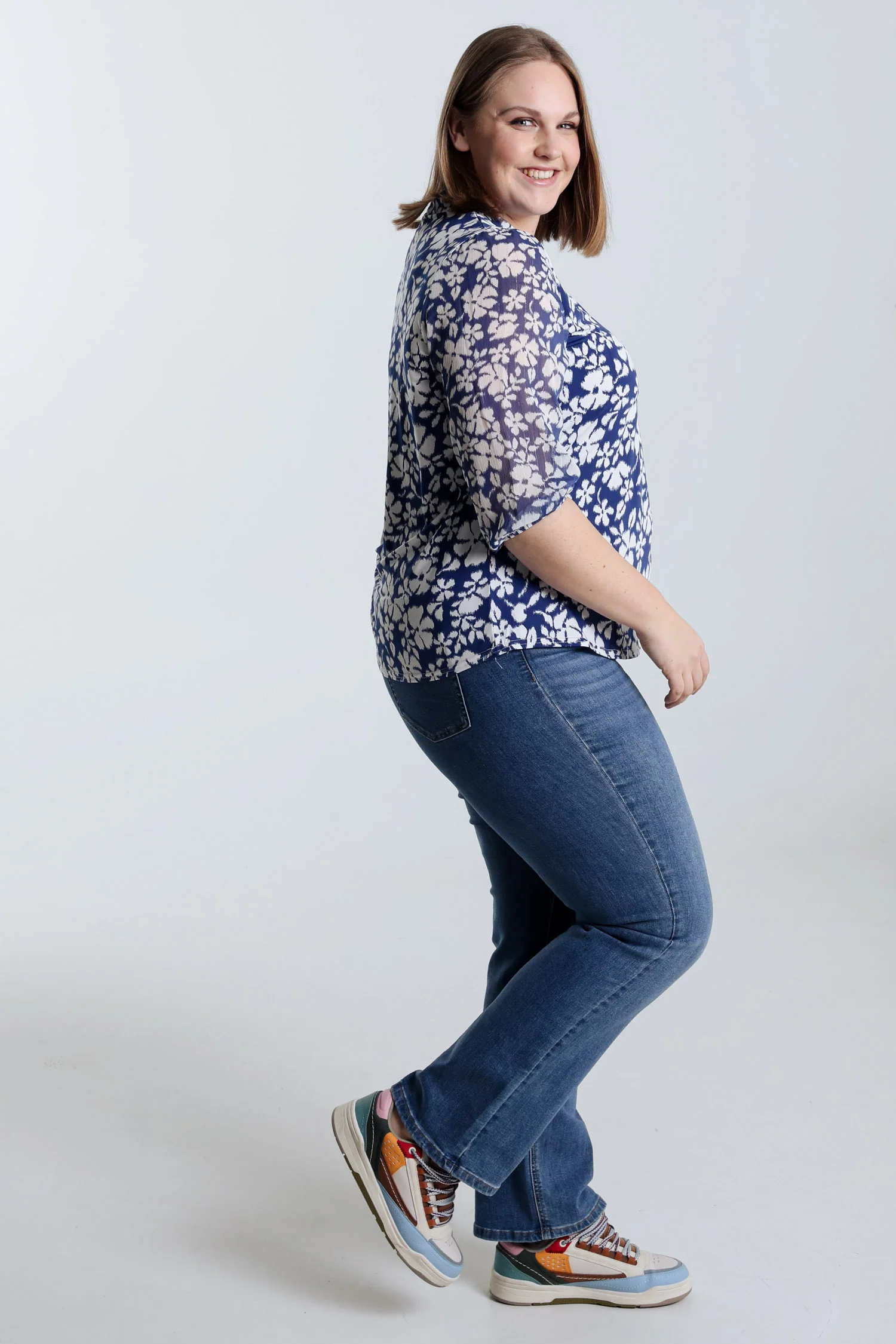 T-shirt met bloemenprint - Image 8