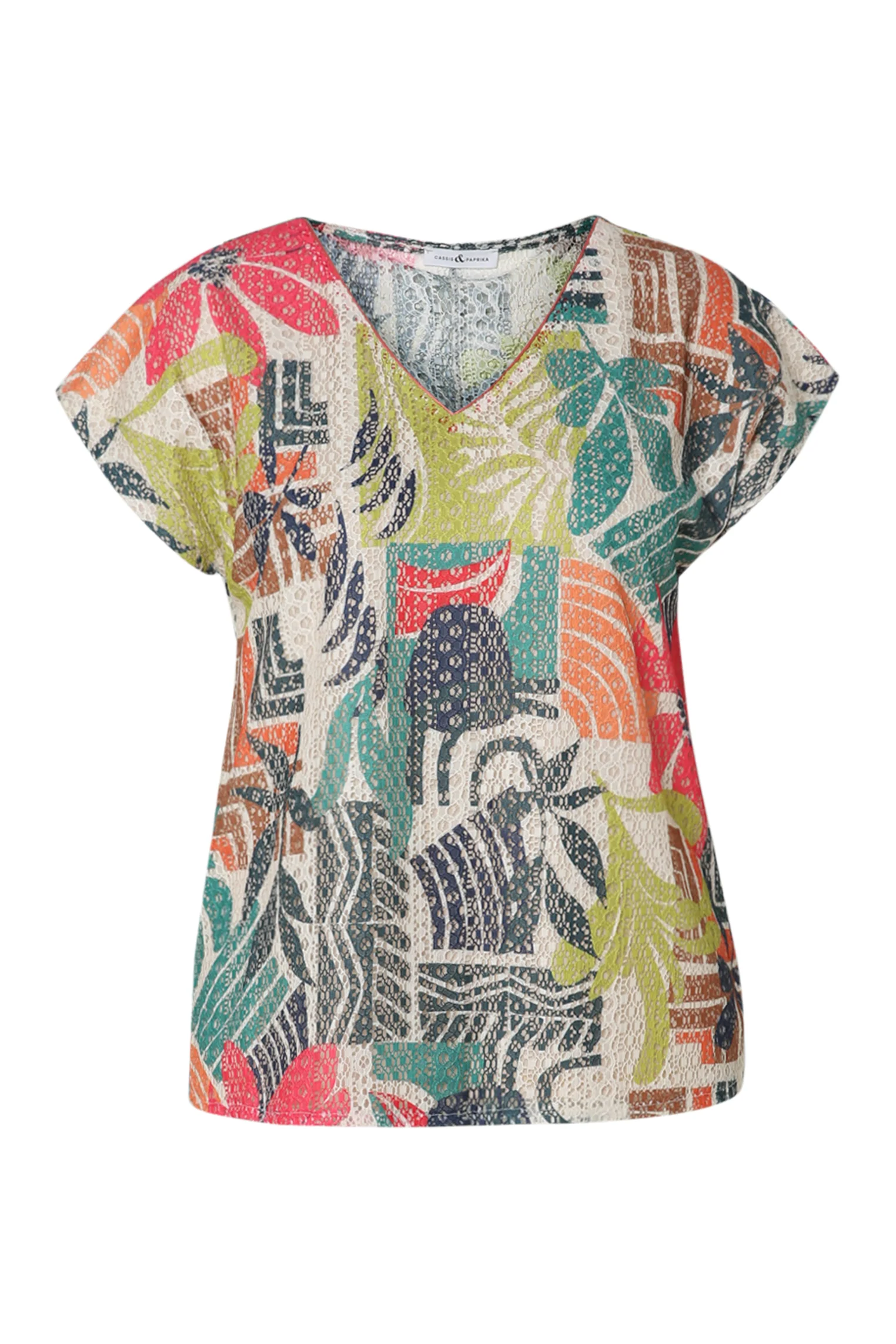 Bloemdruk T-shirt - Image 10