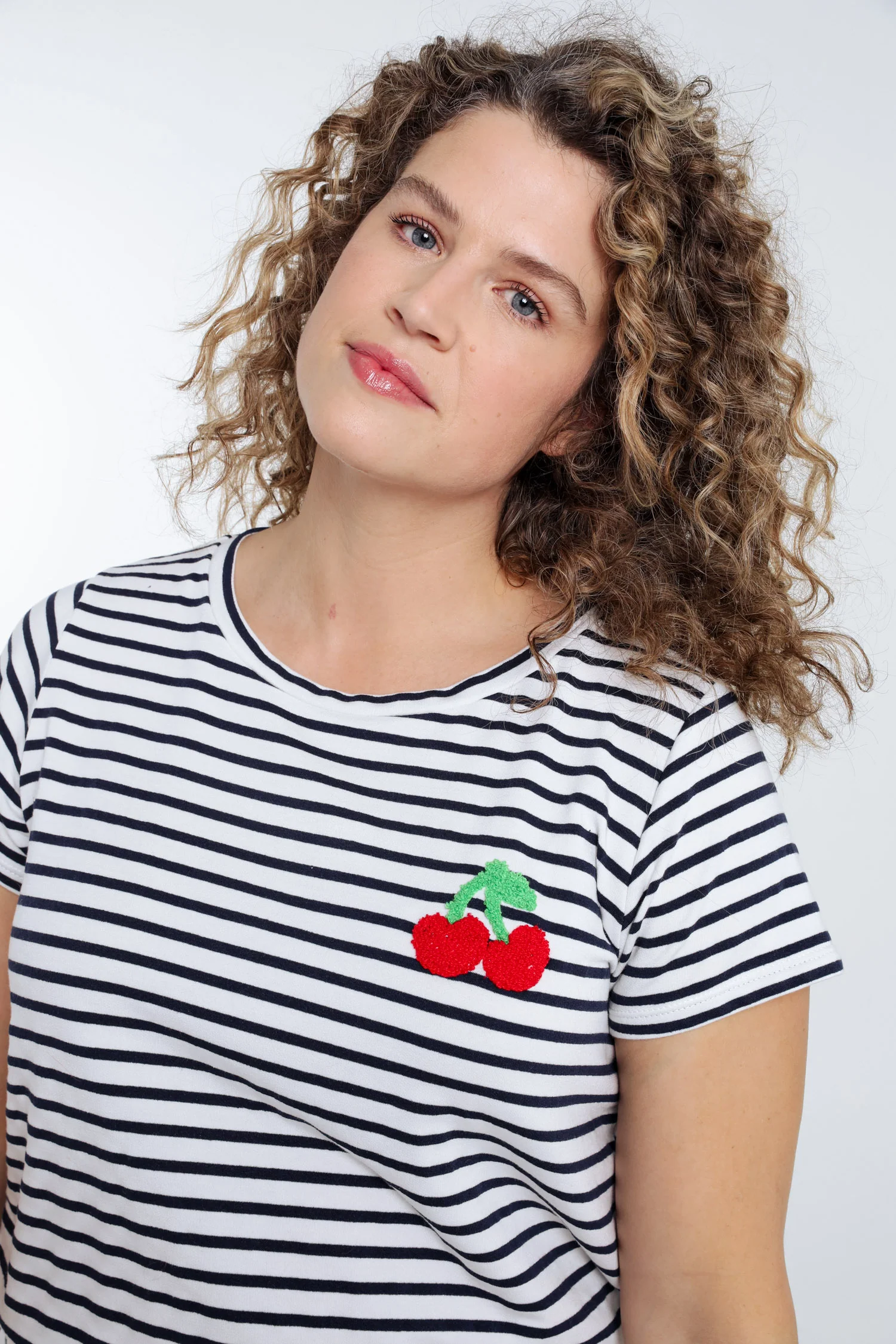 Matrozen-T-shirt met kersdetail - Image 4