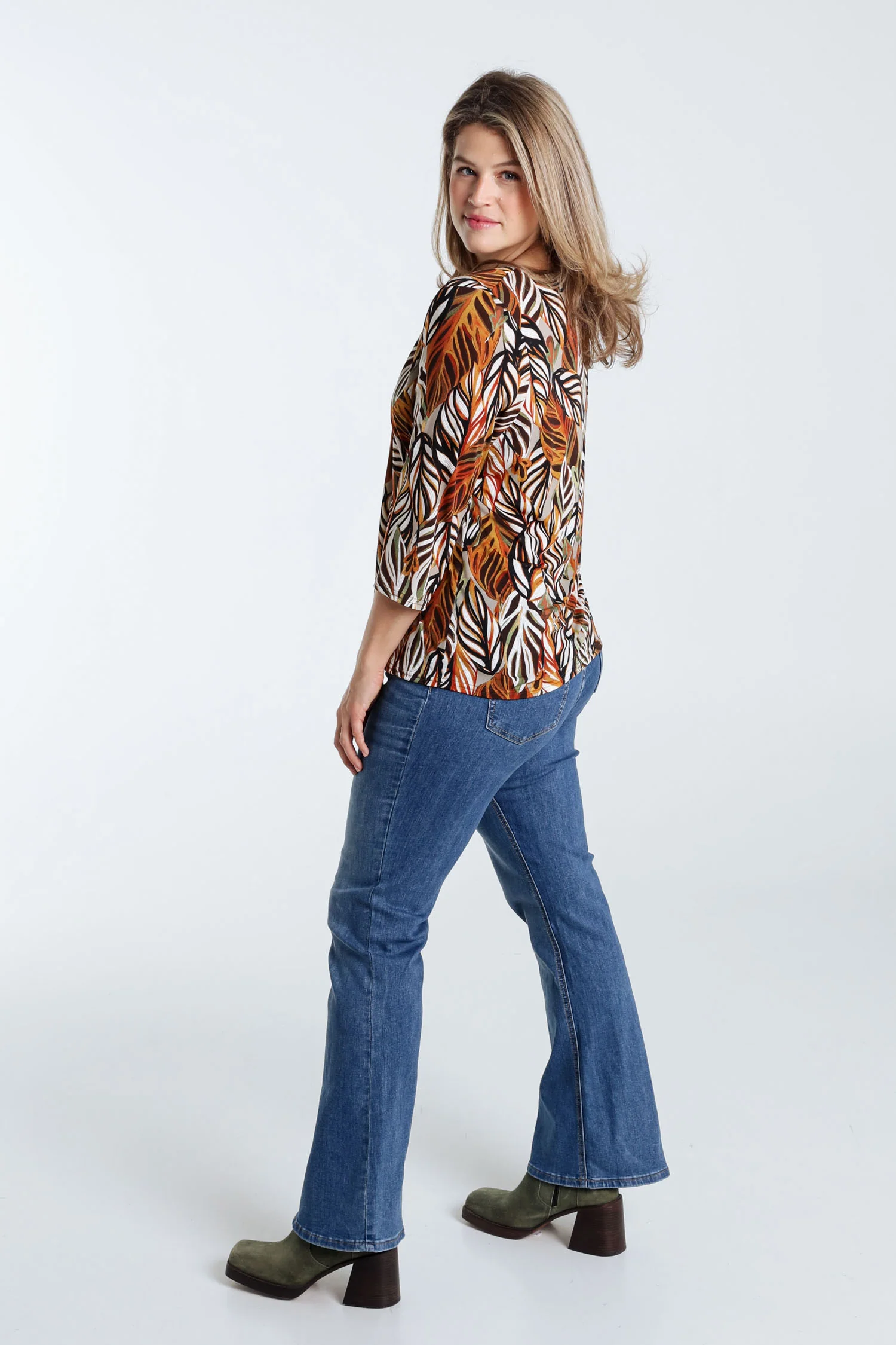 T-shirt met verenmotief - Image 19