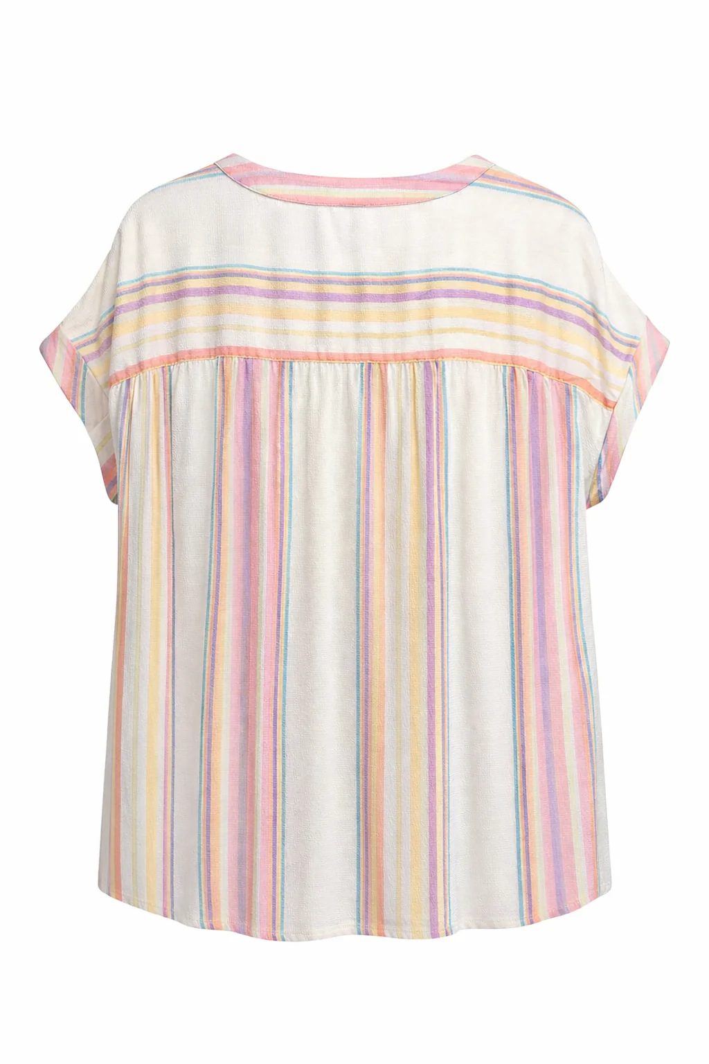 Top van viscose met lurex-strepen - Image 2