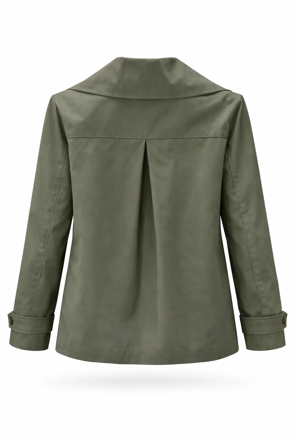Korte effen trenchcoat - Image 11