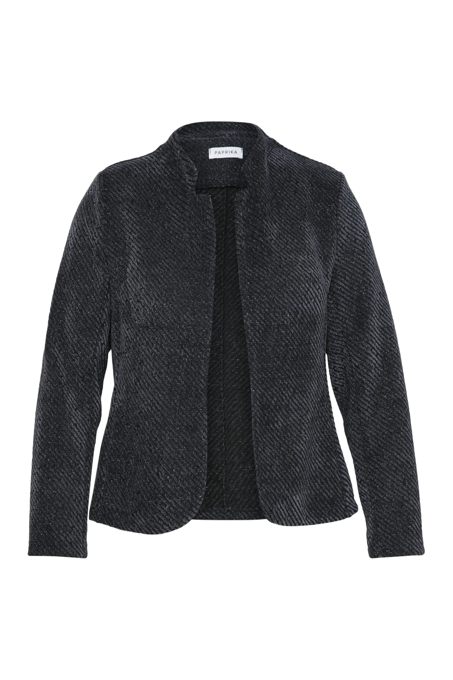 Bicolore jacquard jasje met lurex - Image 9