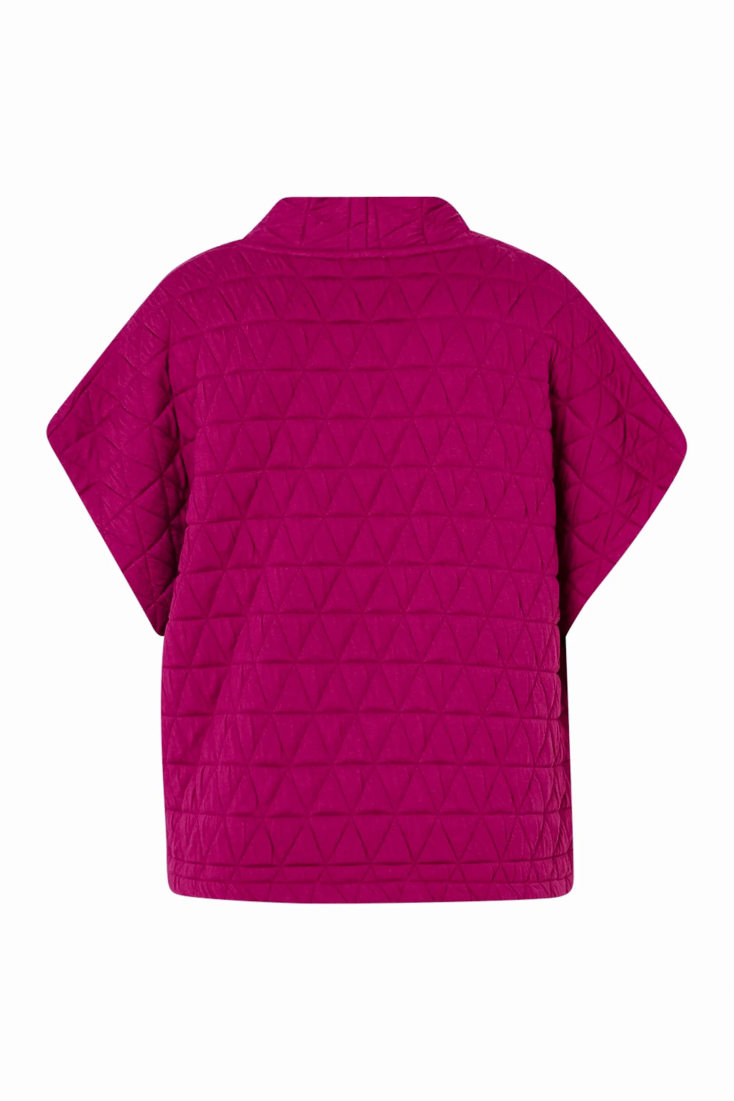 Gewatteerde effen kimono jas - Image 11