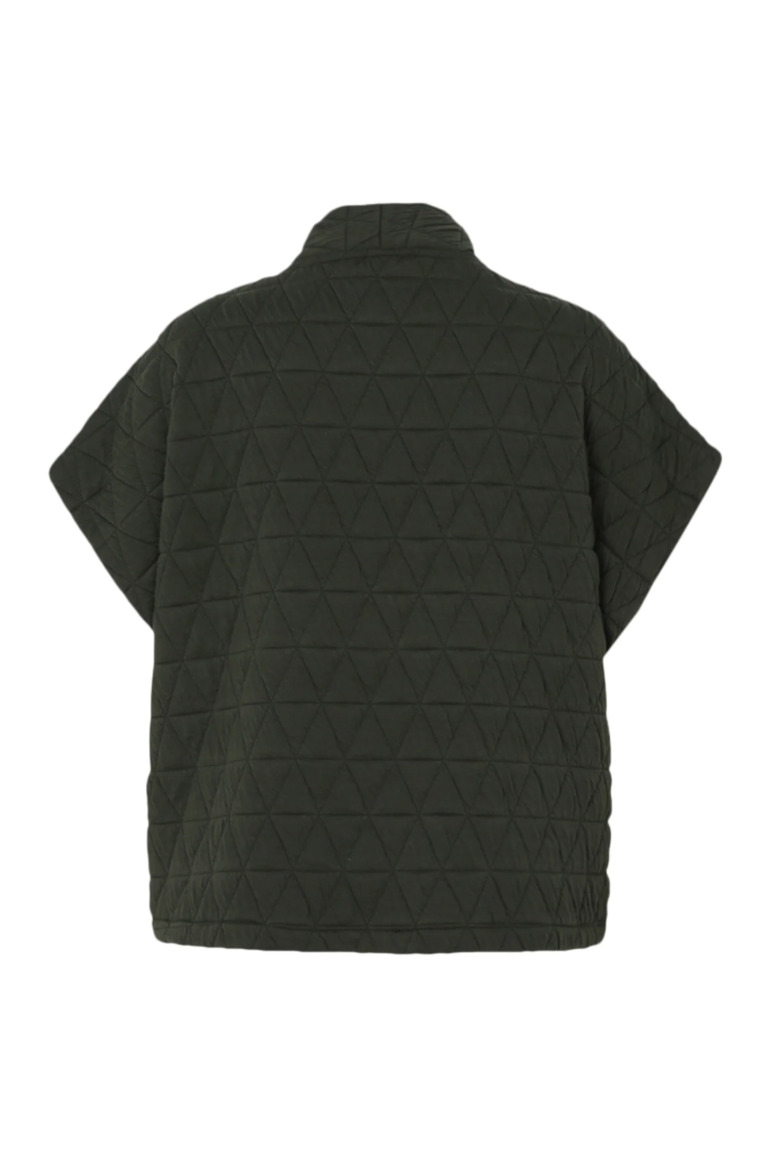 Gewatteerde effen kimono jas - Image 22