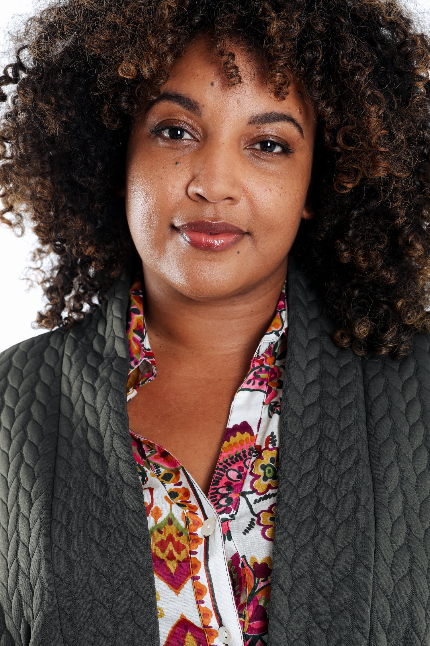 Effen mouwloos jasje met gevlochten detail - Image 3