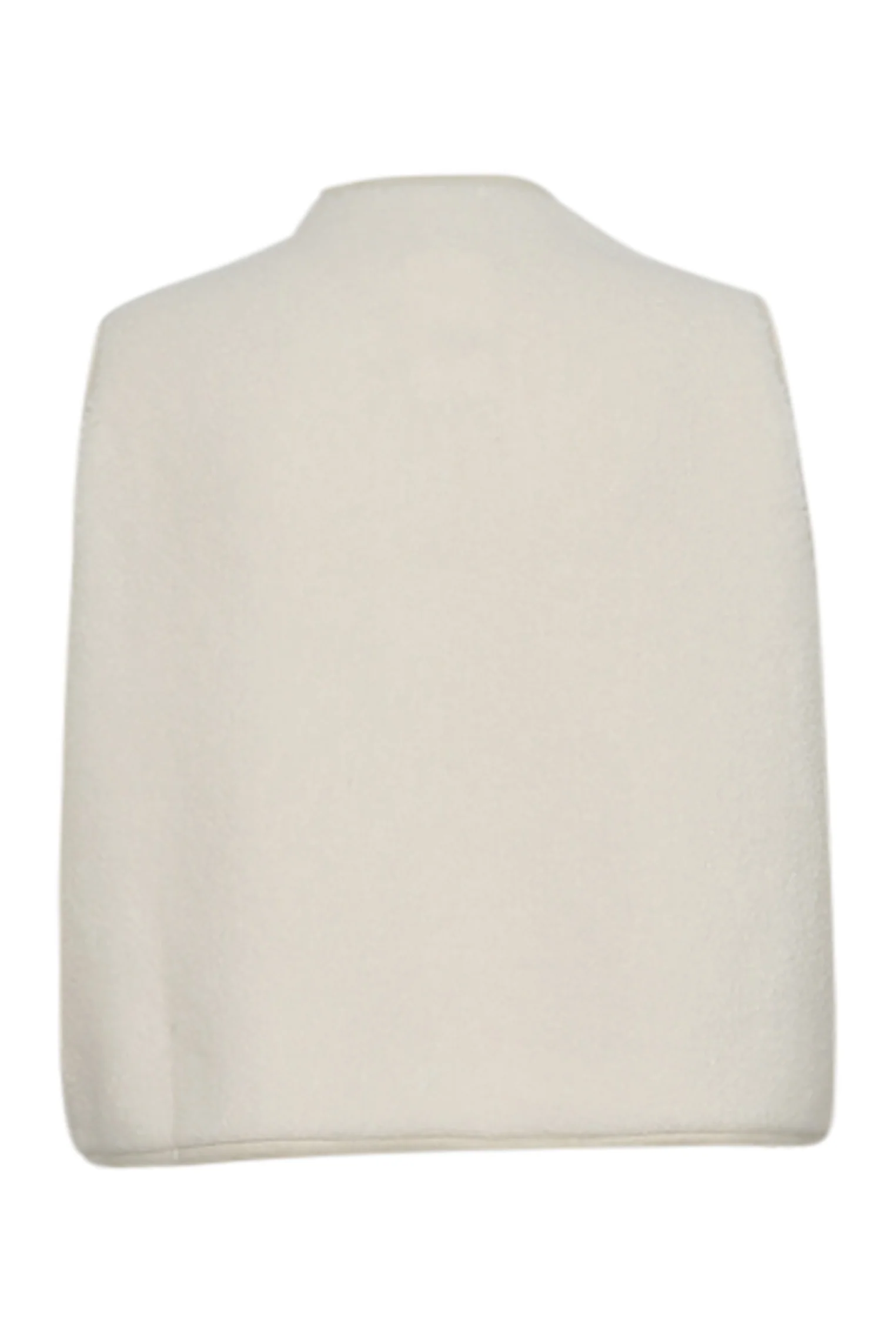 Effen mouwloos jasje met schapenvacht-effect - Image 11